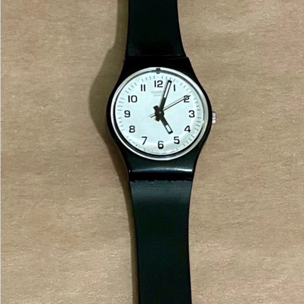 Swatch Classic Black and White Watch: Something New